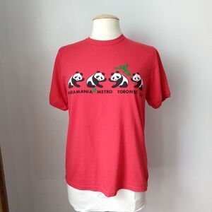 Vintage 1980s Pandamania Metro Toronto Zoo t-shirt Size L